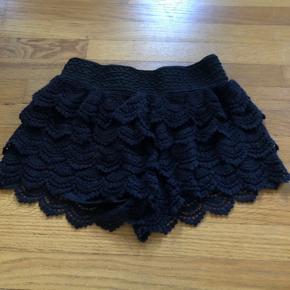 Scalloped shorts